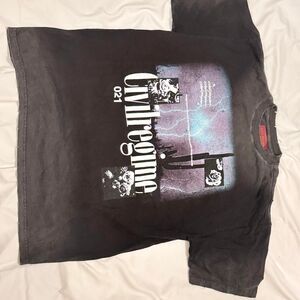 Civil-clothing Men's Black and Grey T-shirt